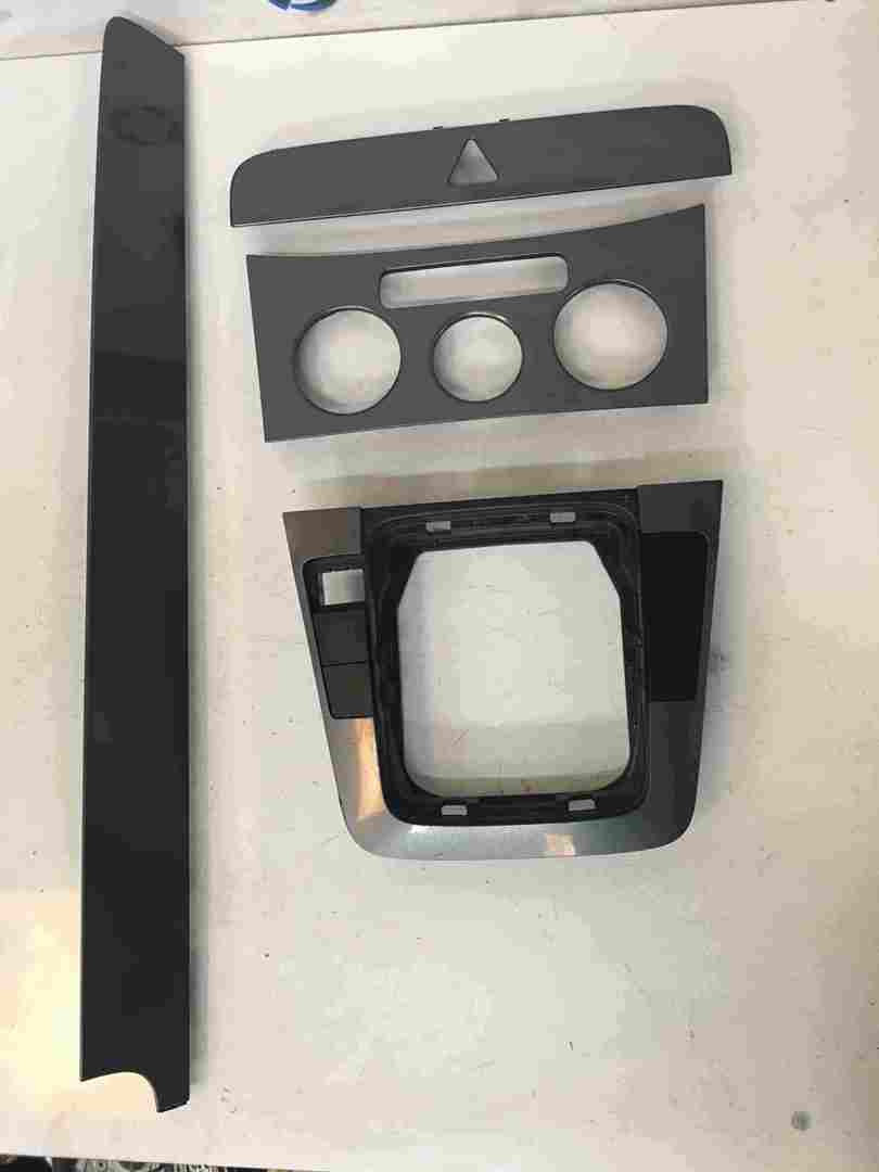 Volkswagen Passat B6 2005-2010 Gear Heater Dashboard Trim Surround Gloss Grey