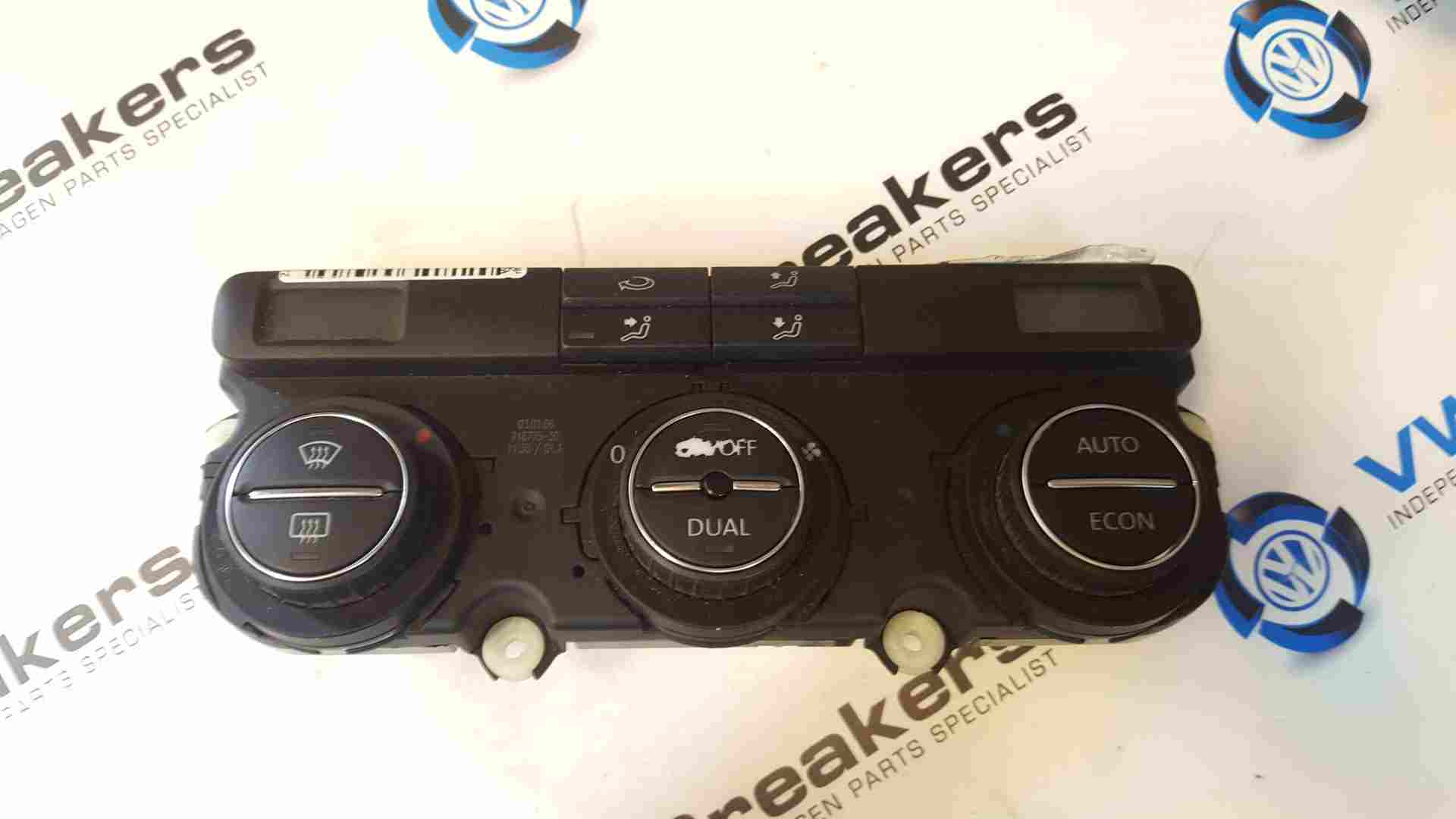 Volkswagen Passat B6 2005-2010 Heater Controls Dual Climate Control Unit 