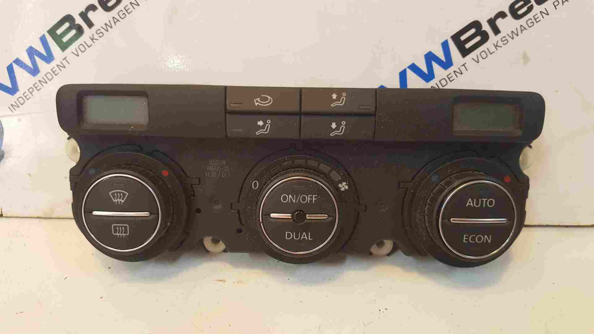 Volkswagen Passat B6 2005-2010 Heater Controls Dual Climate Control Unit 