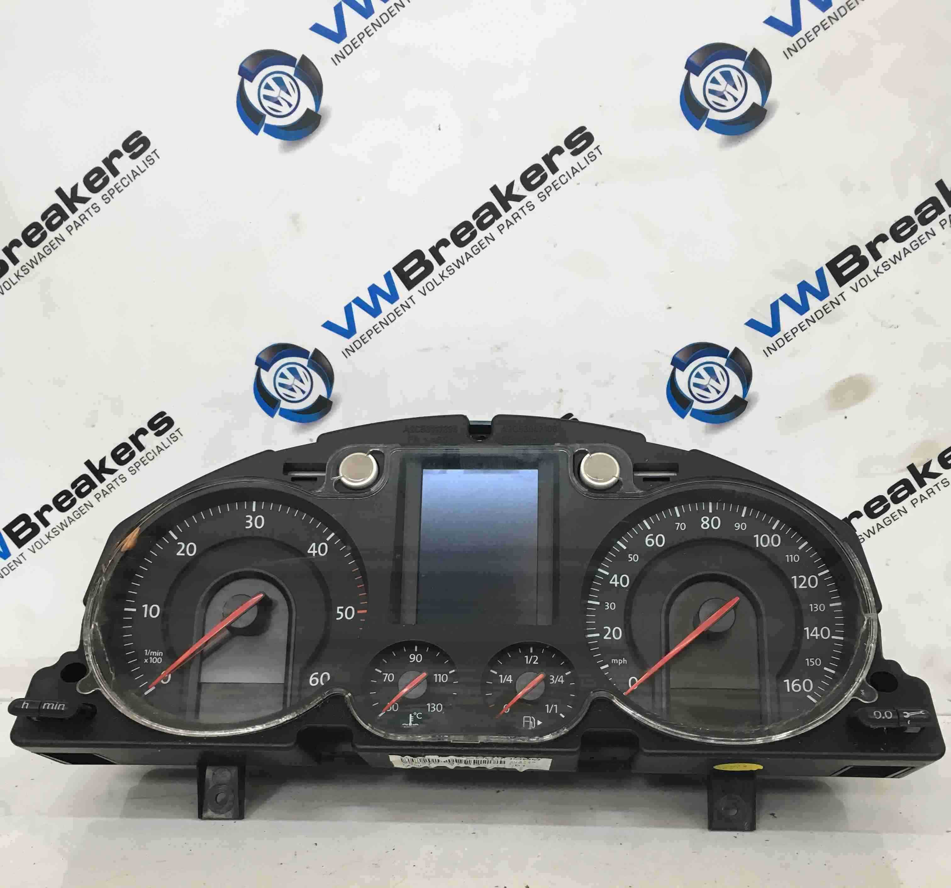 Volkswagen Passat B6 2005-2010 Instrument Panel Dials Cluster Clocks 3C0920972j