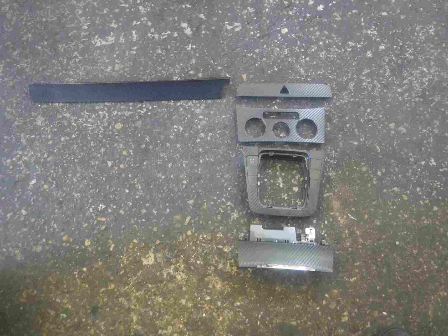 Volkswagen Passat B6 2005-2010 Interior Surrounds Heater Ash Tray Carbon Wrap