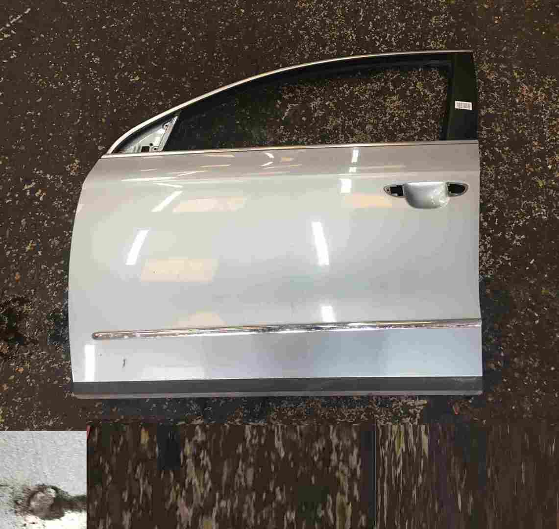 Volkswagen Passat B6 2005-2010 Passenger NSF Front Door Blue Silver LB5M