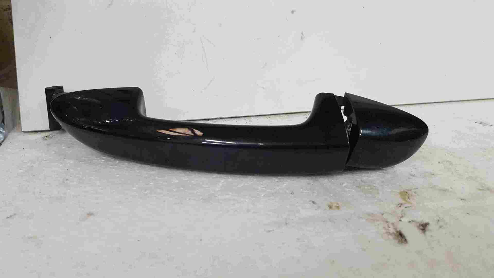 Volkswagen Passat B6 2005-2010 Passenger NSR Rear Door Handle Black LC9X