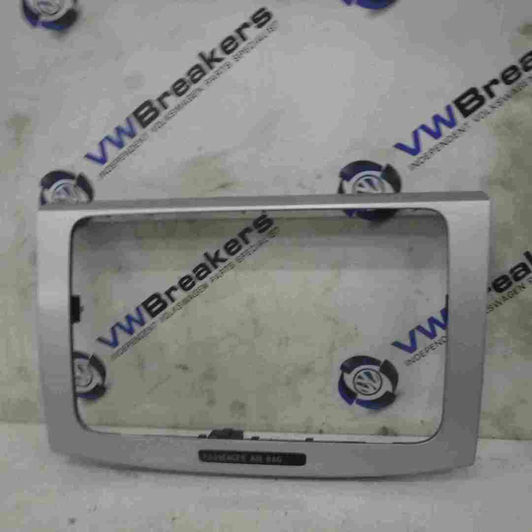 Volkswagen Passat B6 2005-2010 Radio Cd Player Surround Trim Silver 3c0858069ac