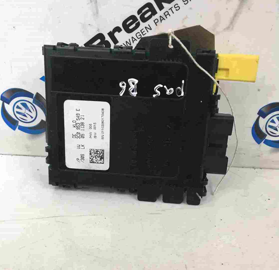Volkswagen Passat B6 2005-2010 Steering Angle Sensor Control Unit 3C0953549E
