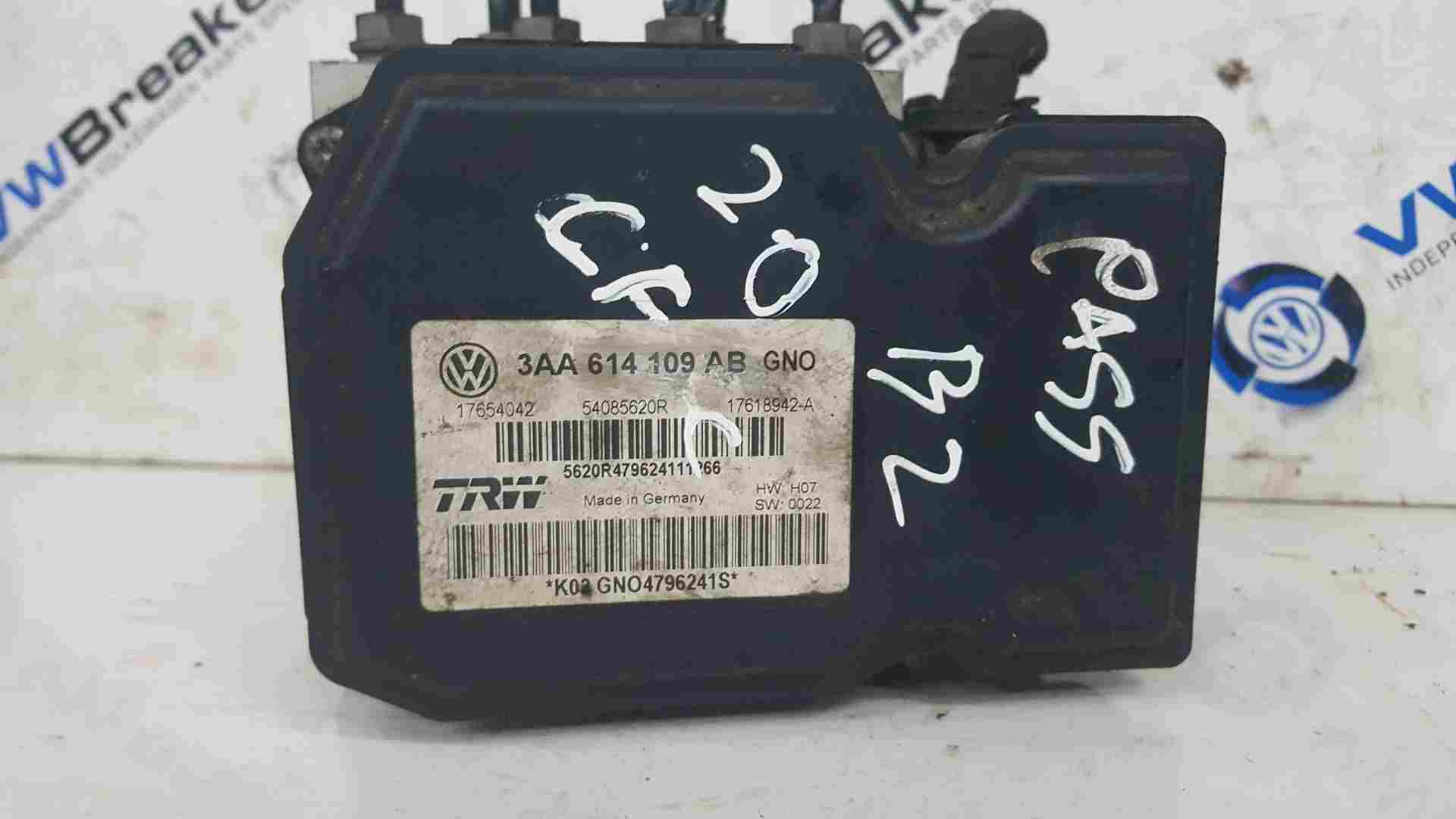 Volkswagen Passat B7 2010-2015 ABS Pump Unit 3Aa614109ab