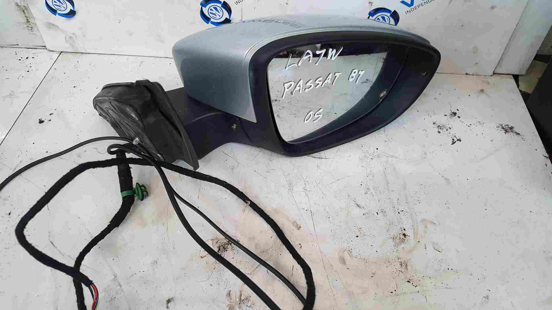 Volkswagen Passat B7 20102015 Drivers Os Wing Mirror Silver La7w Store Used Volkswagen