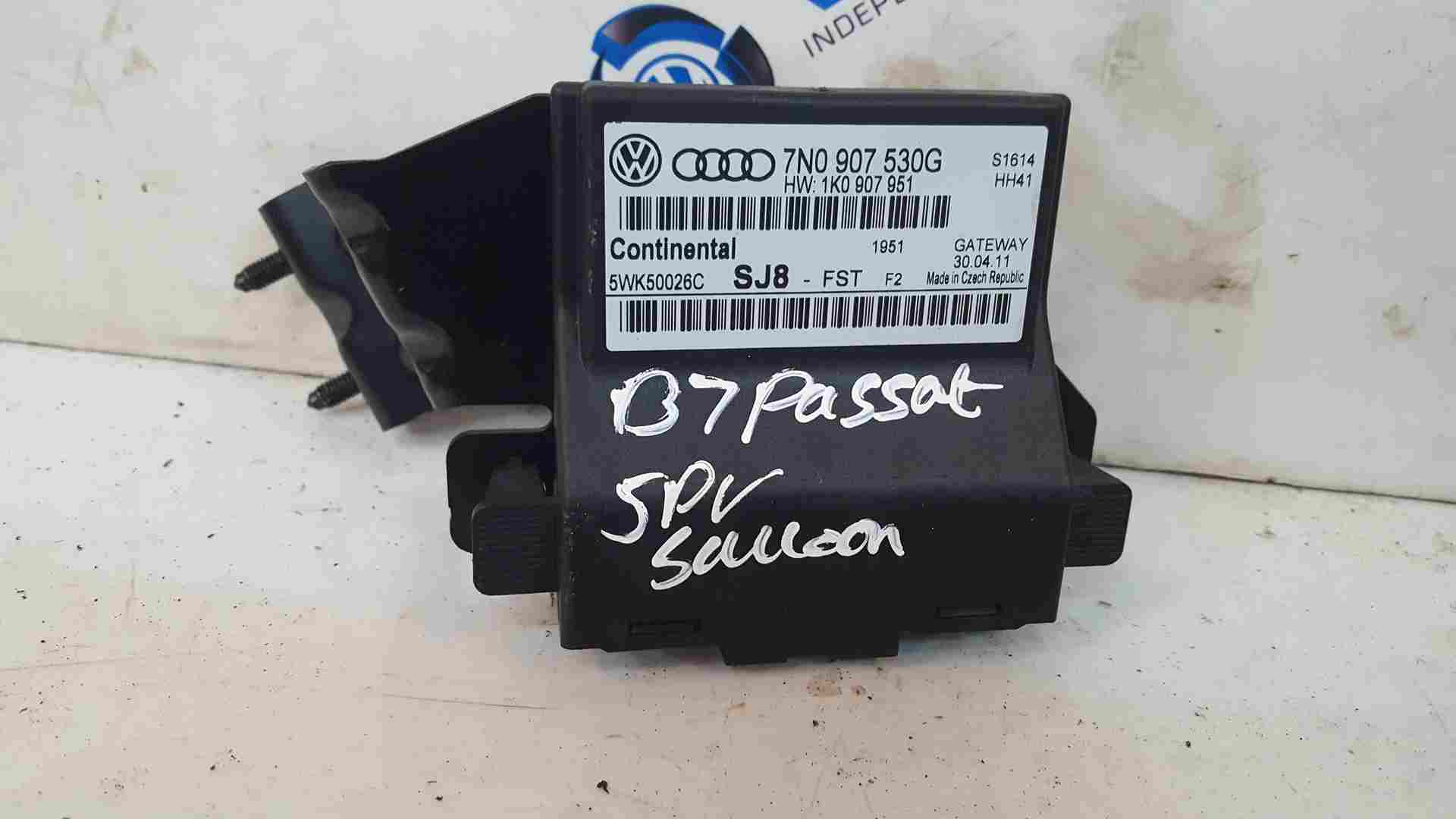 Volkswagen Passat B7 20102015 Gateway Control Module ECU 7N0907530g