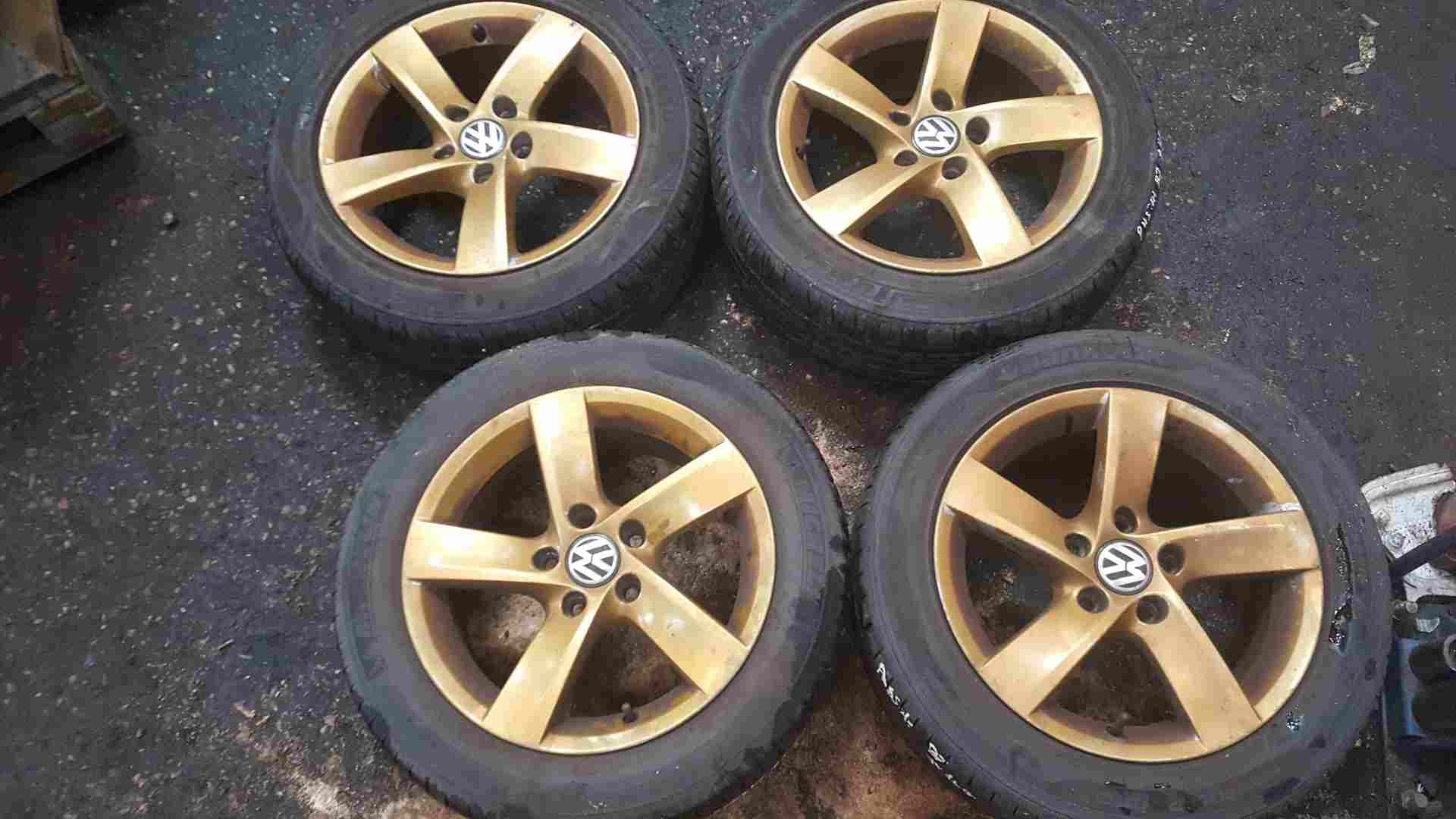 Volkswagen Passat B7 2010-2015 Gold Barcelona Alloy Wheels + Tyres 16inch