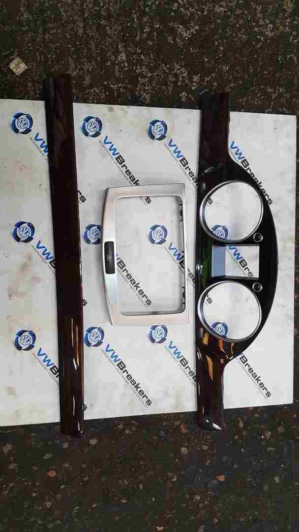 Volkswagen Passat B7 2010-2015 Interior Dashboard Surround Trims Wood Effect 