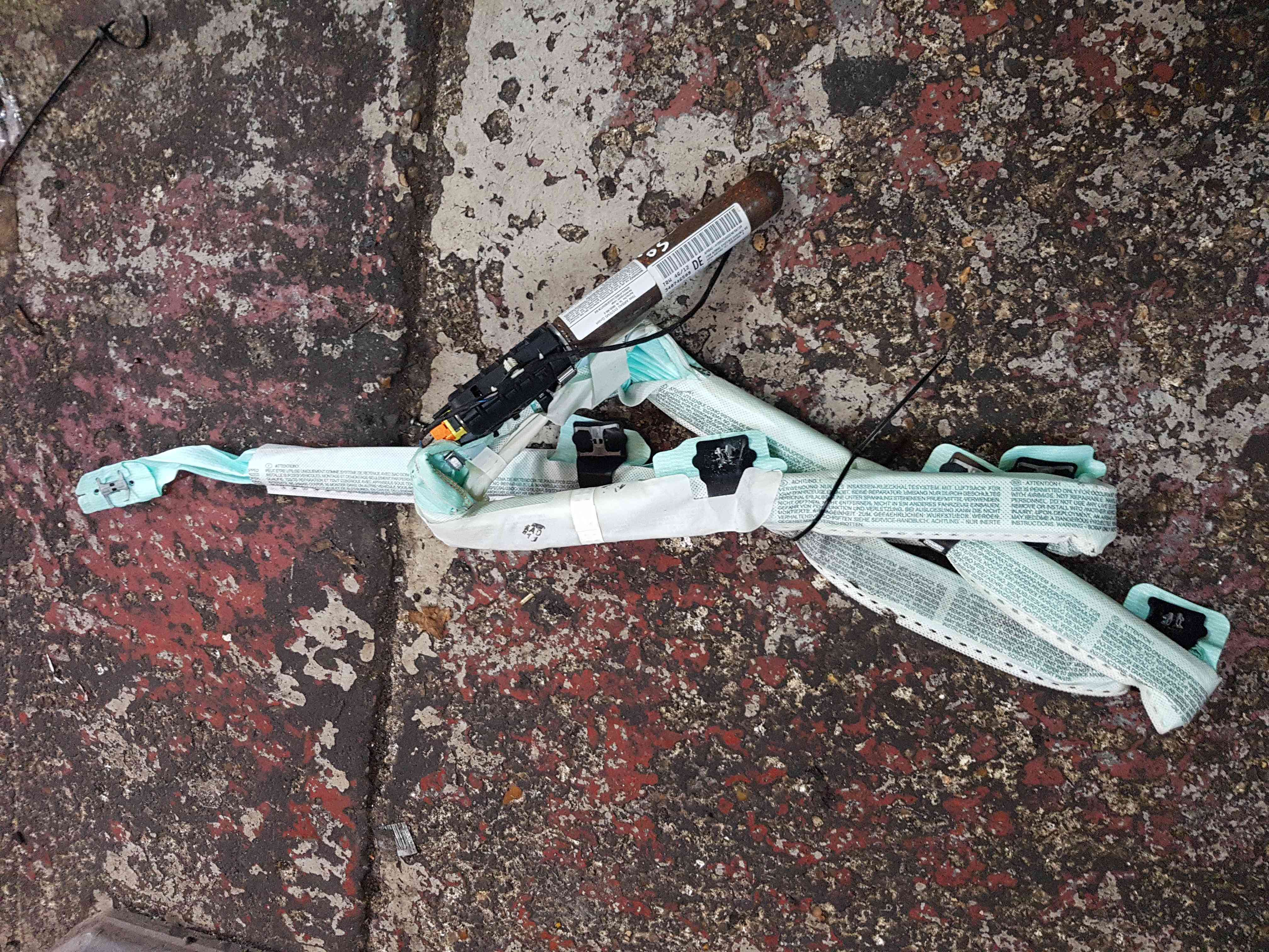 Volkswagen Passat B7 2010-2015 Passenger Ns Roof bag 3C0880741F 3C0880742F