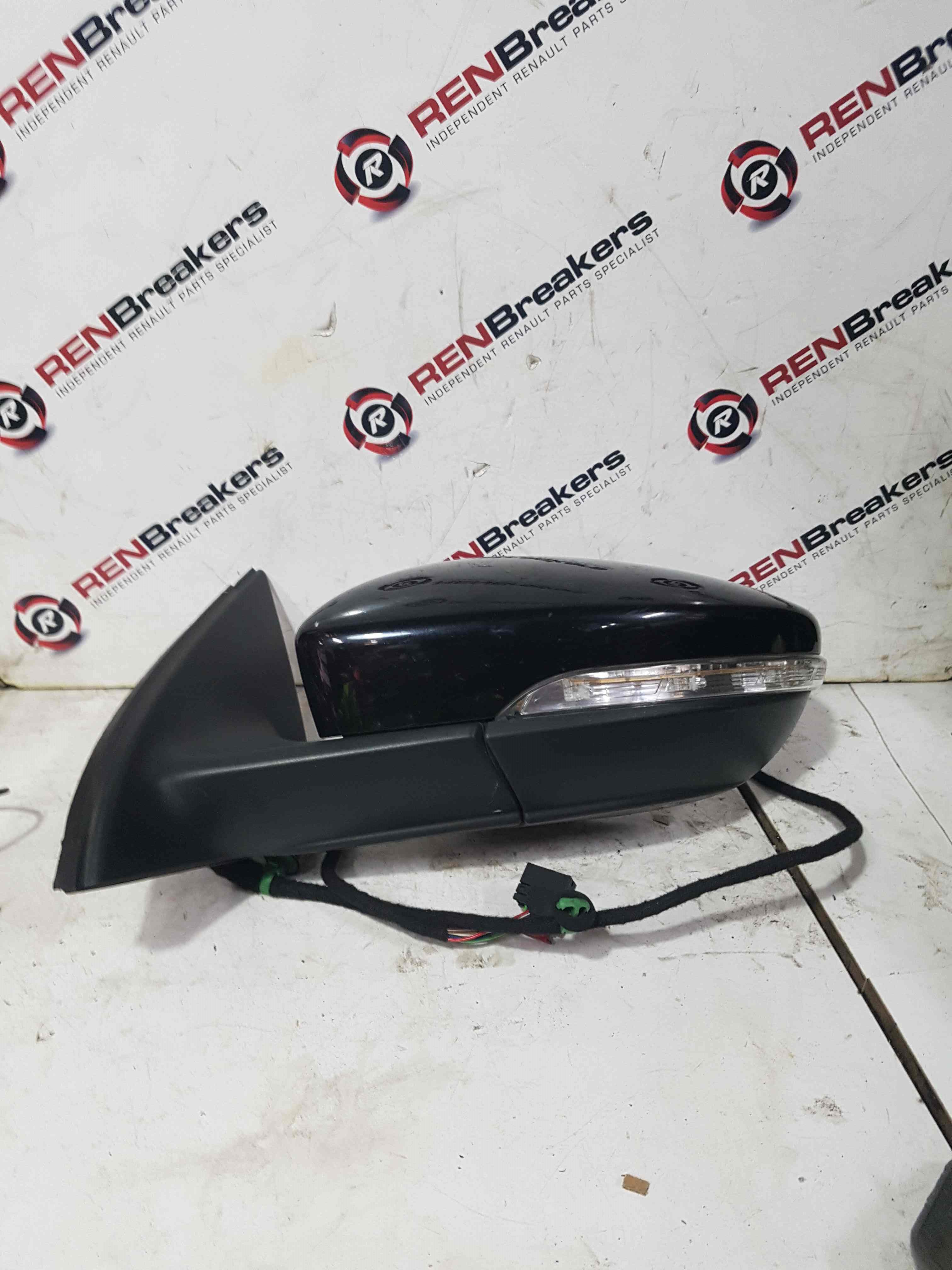 Volkswagen Passat B7 2010-2015 Passenger Ns Wing Mirror Black Lc9x Puddle Light