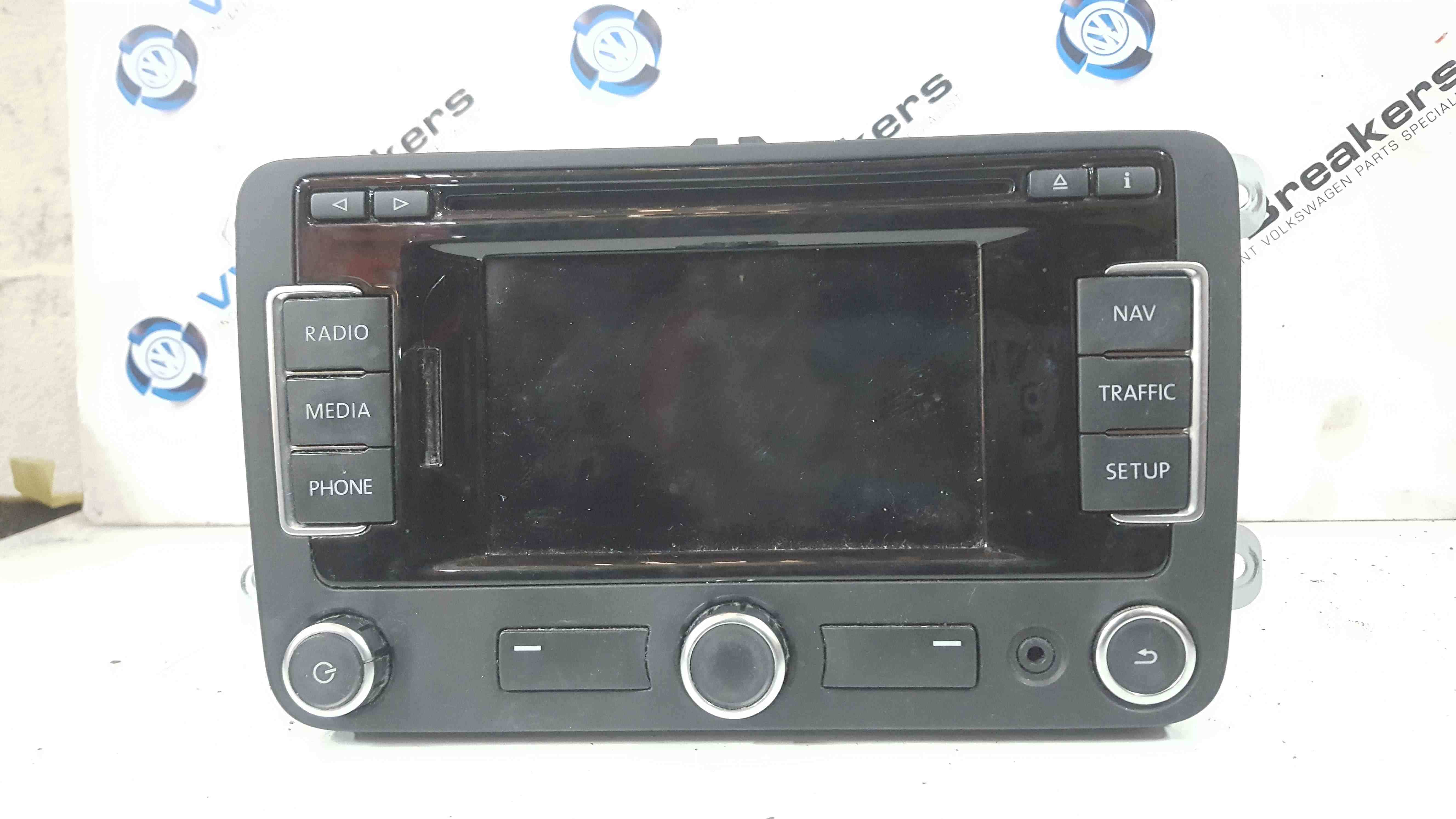 Volkswagen Passat B7 2010-2015 Radio Cd Player Head Unit SAT Nav 3C0035279b