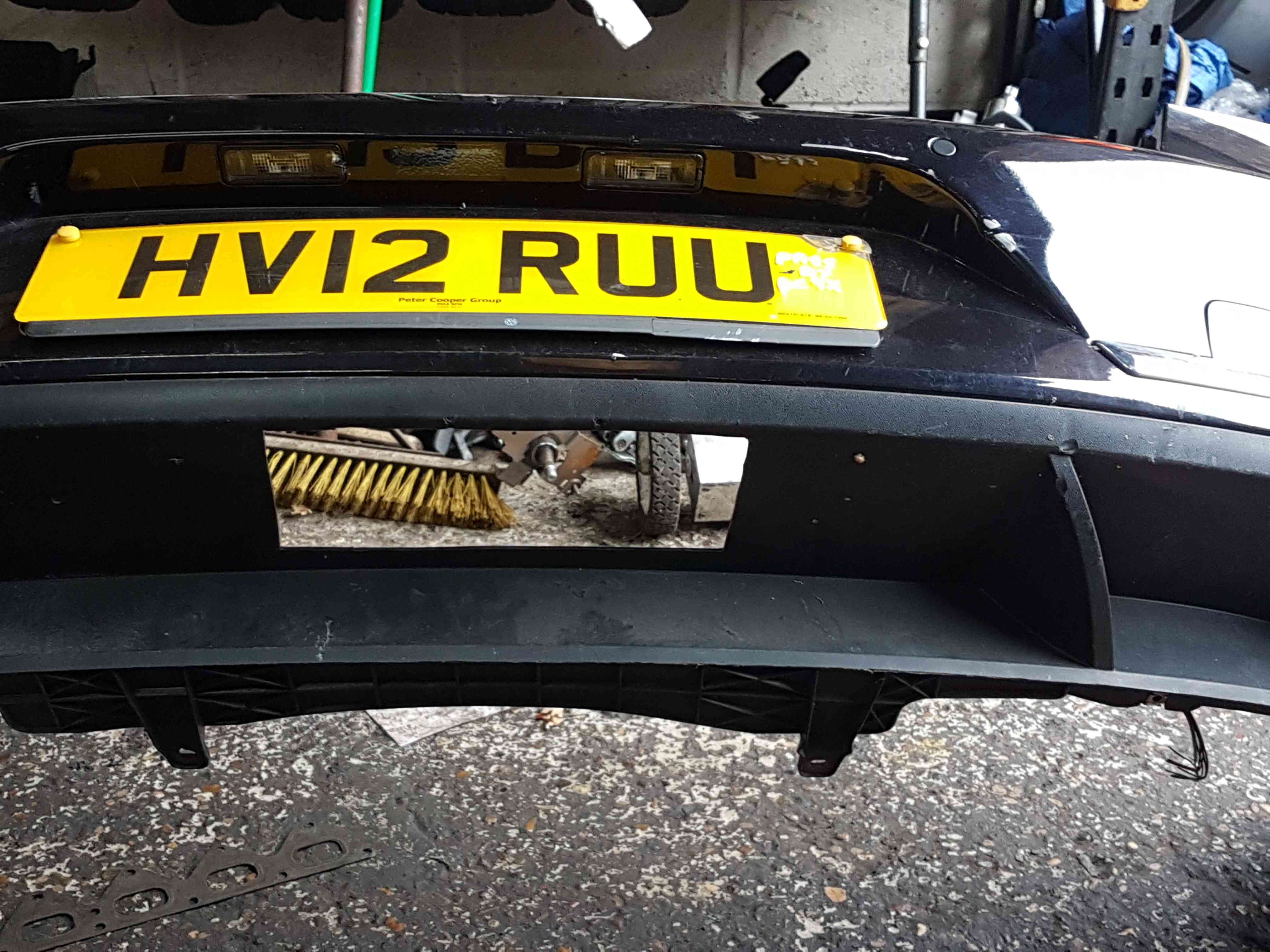 Volkswagen Passat B7 Estate 2010-2015 Rear Bumper Black Lc9x Reversing Sensors