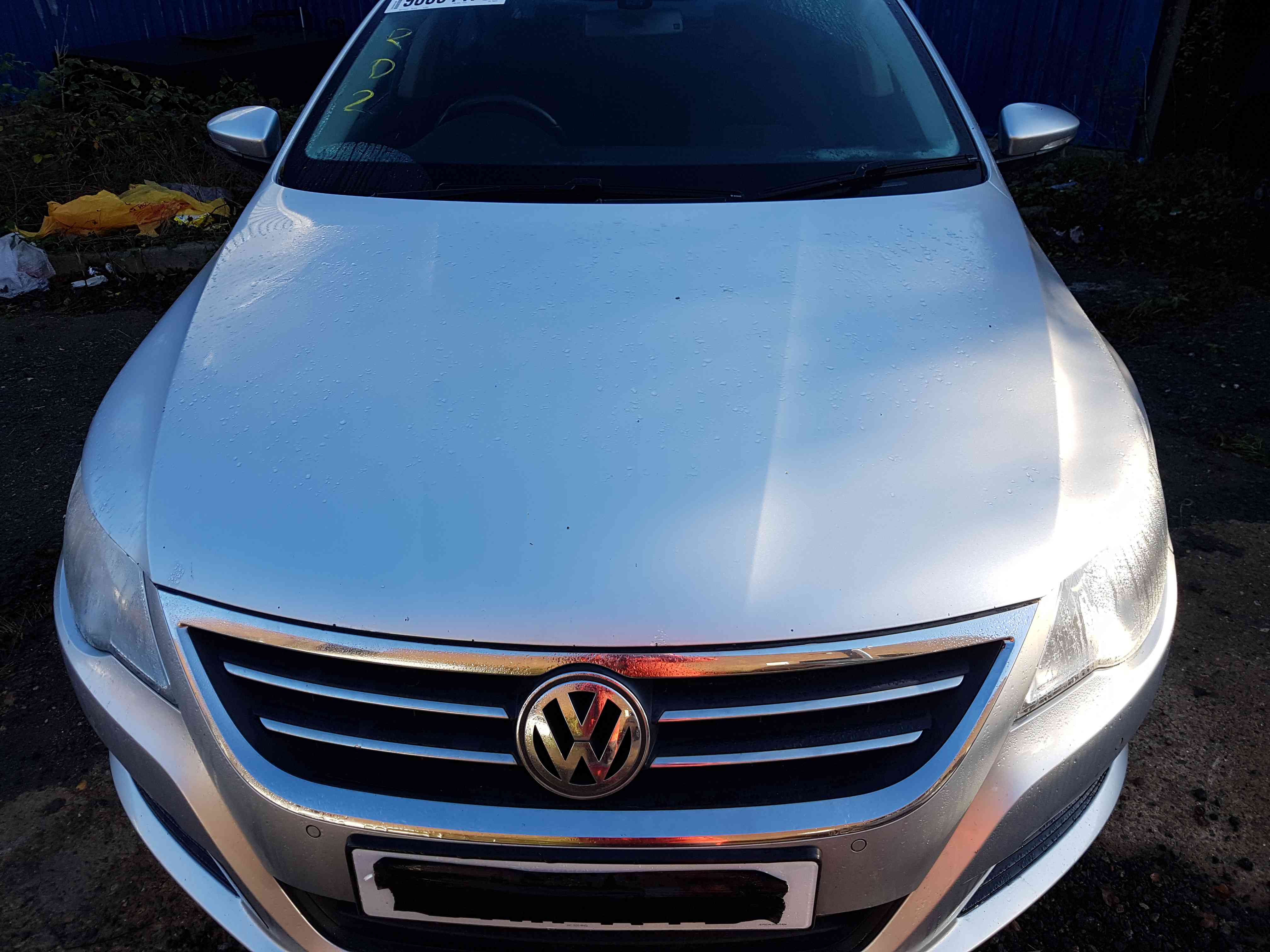 Volkswagen Passat Cc 2010-2015 Front Bonnet Silver La7w
