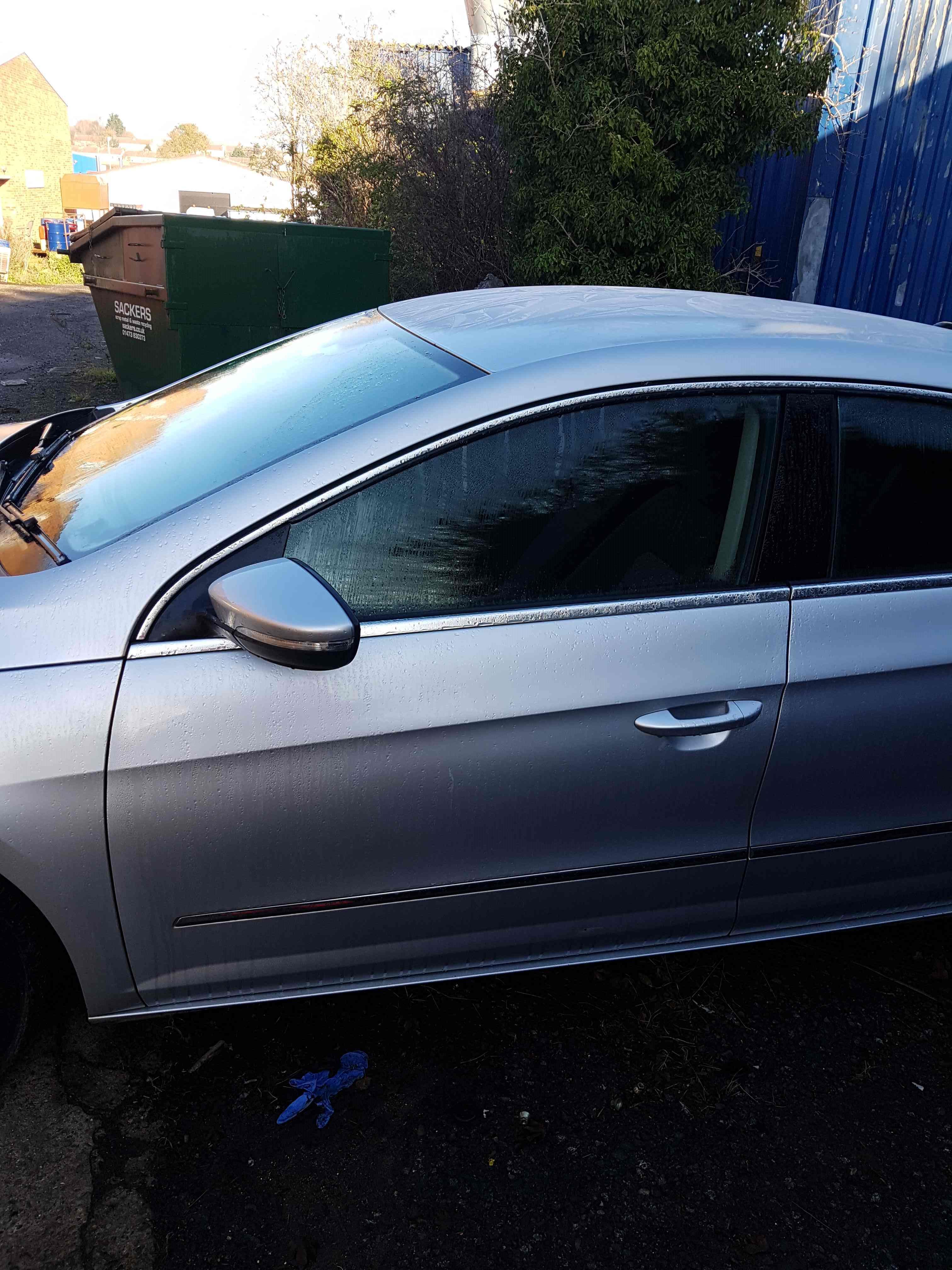 Volkswagen Passat Cc 2010-2015 Passenger NSF Front Door Silver La7w