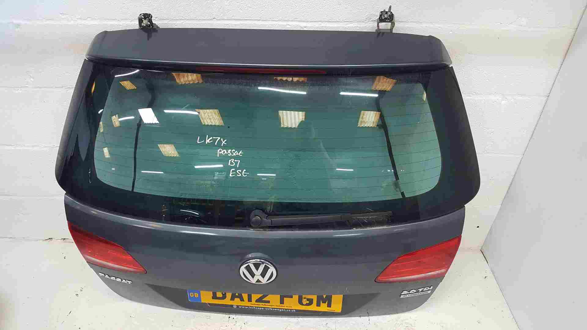 Volkswagen Passat Estate B7 20102015 Rear Tailgate Boot Grey Lk7x