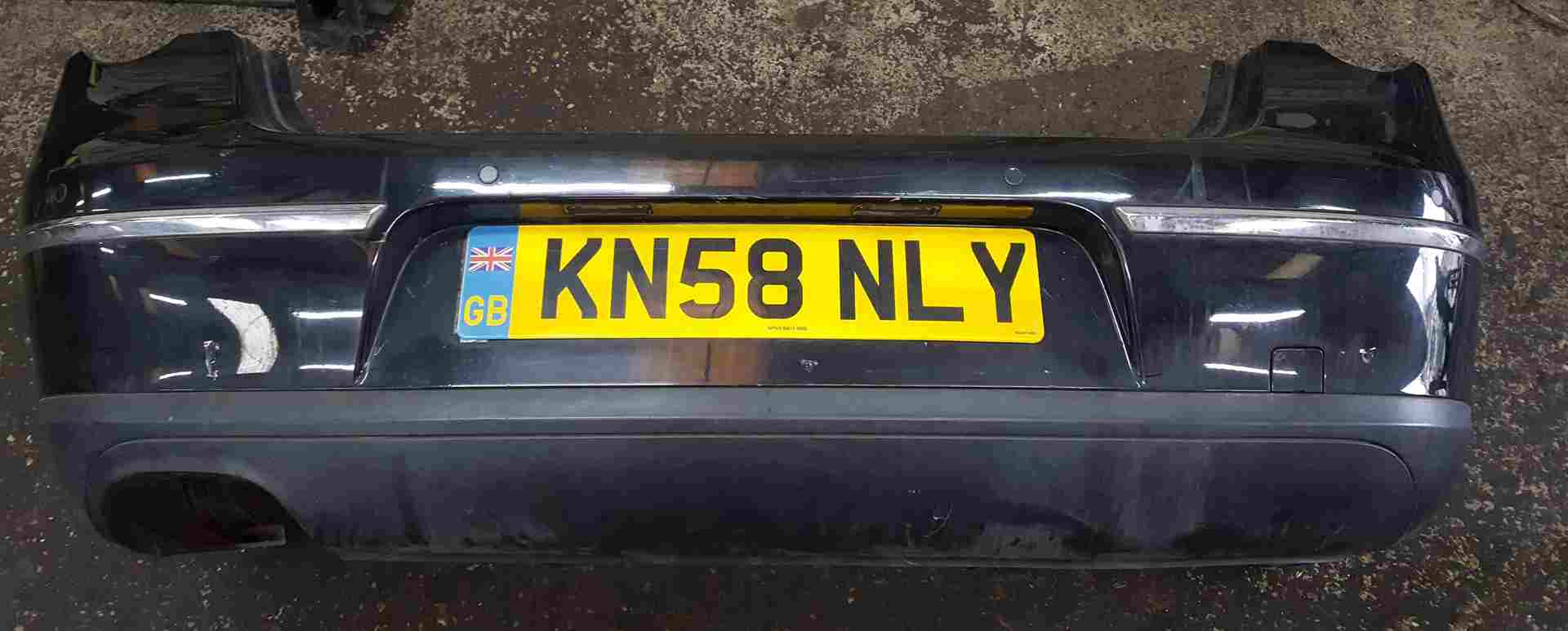Volkswagen Passat Saloon B6 2005-2010 Rear Bumper Black Lc9x Parking Sensors