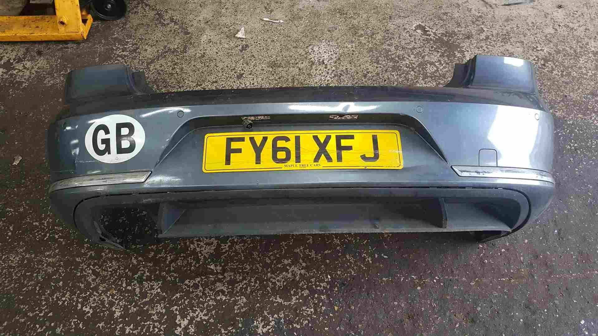 Volkswagen Passat Saloon B7 2010-2015 Rear Bumper Grey Blue Lk7x 