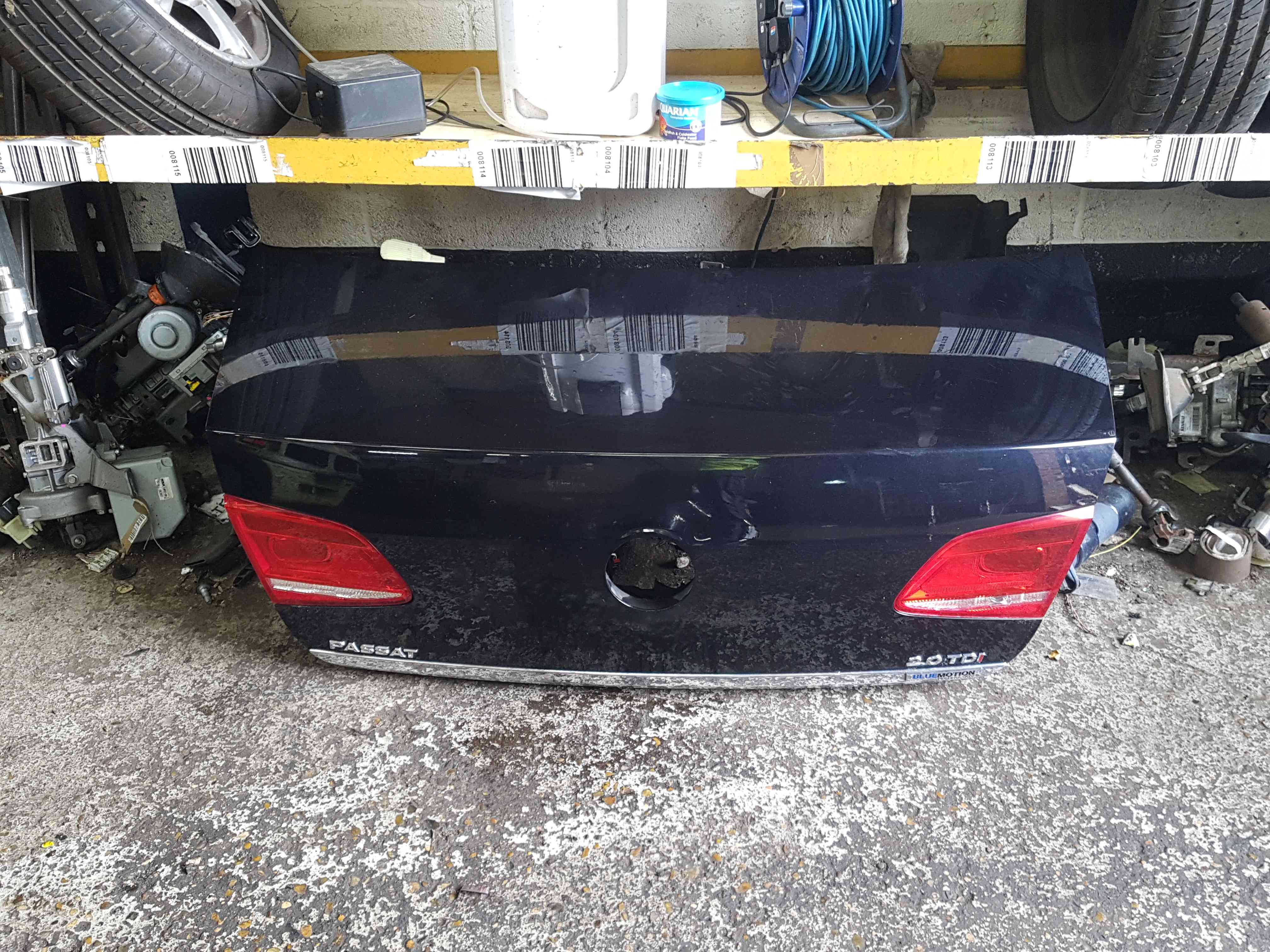 Volkswagen Passat Saloon B7 2010-2015 Rear Tailgate Boot Black Lc9x 2.0 TDI