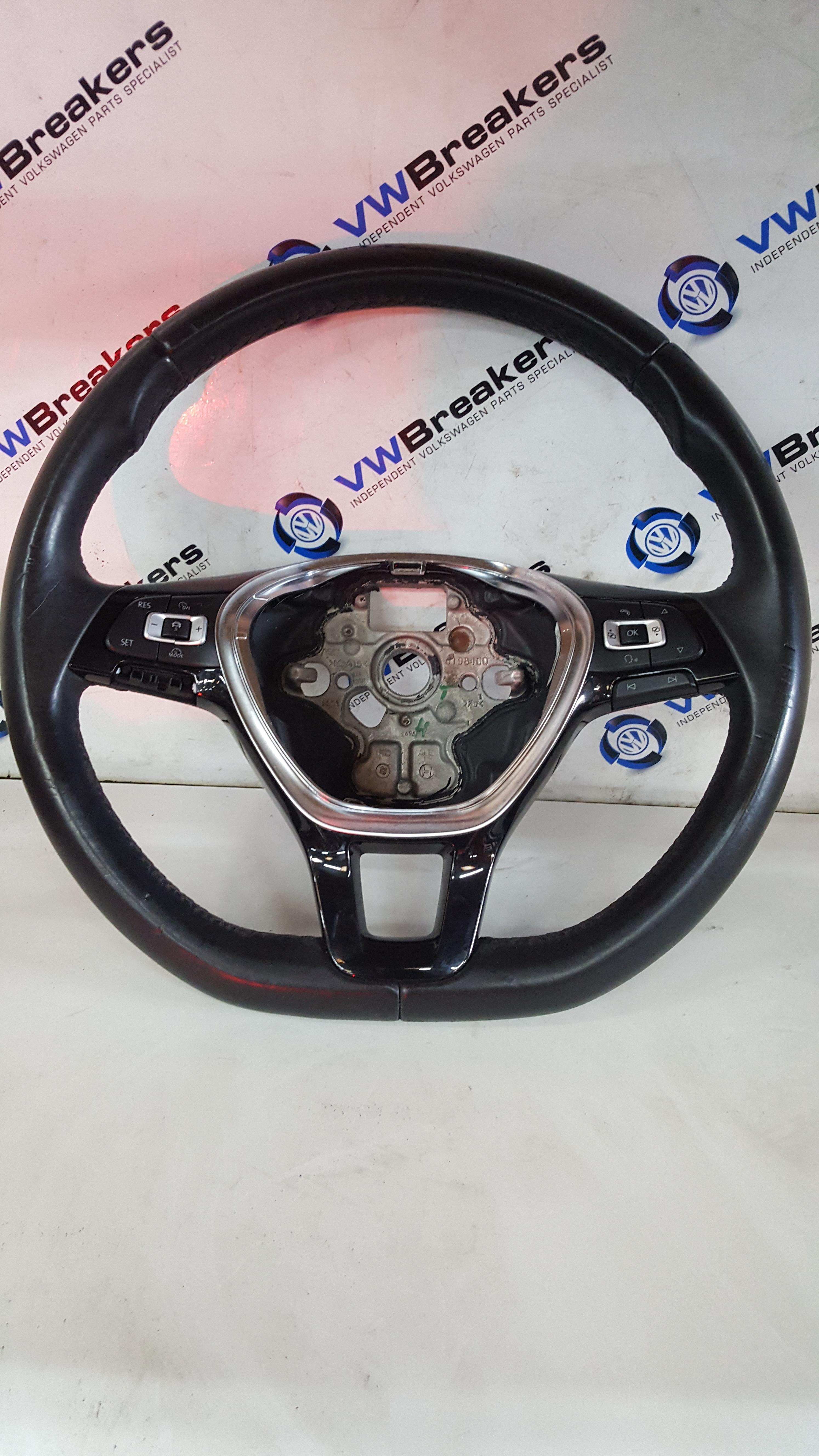 Volkswagen Passat Saloon B8 2015-2022 Flat Bottom Steering Wheel Multifunction