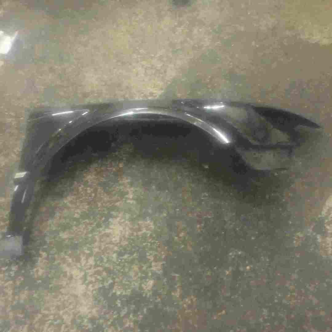 Volkswagen Phaeton 2002-2006 Drivers OS Wing Black LR9V