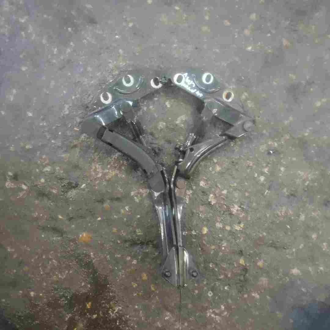 Volkswagen Phaeton 2002-2006 Front Bonnet Hinges Black LR9V Pair