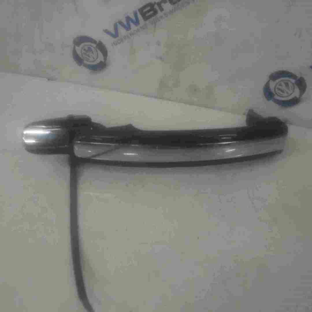 Volkswagen Phaeton 2002-2006 Passenger NSF Front Exterior Door Handle Black