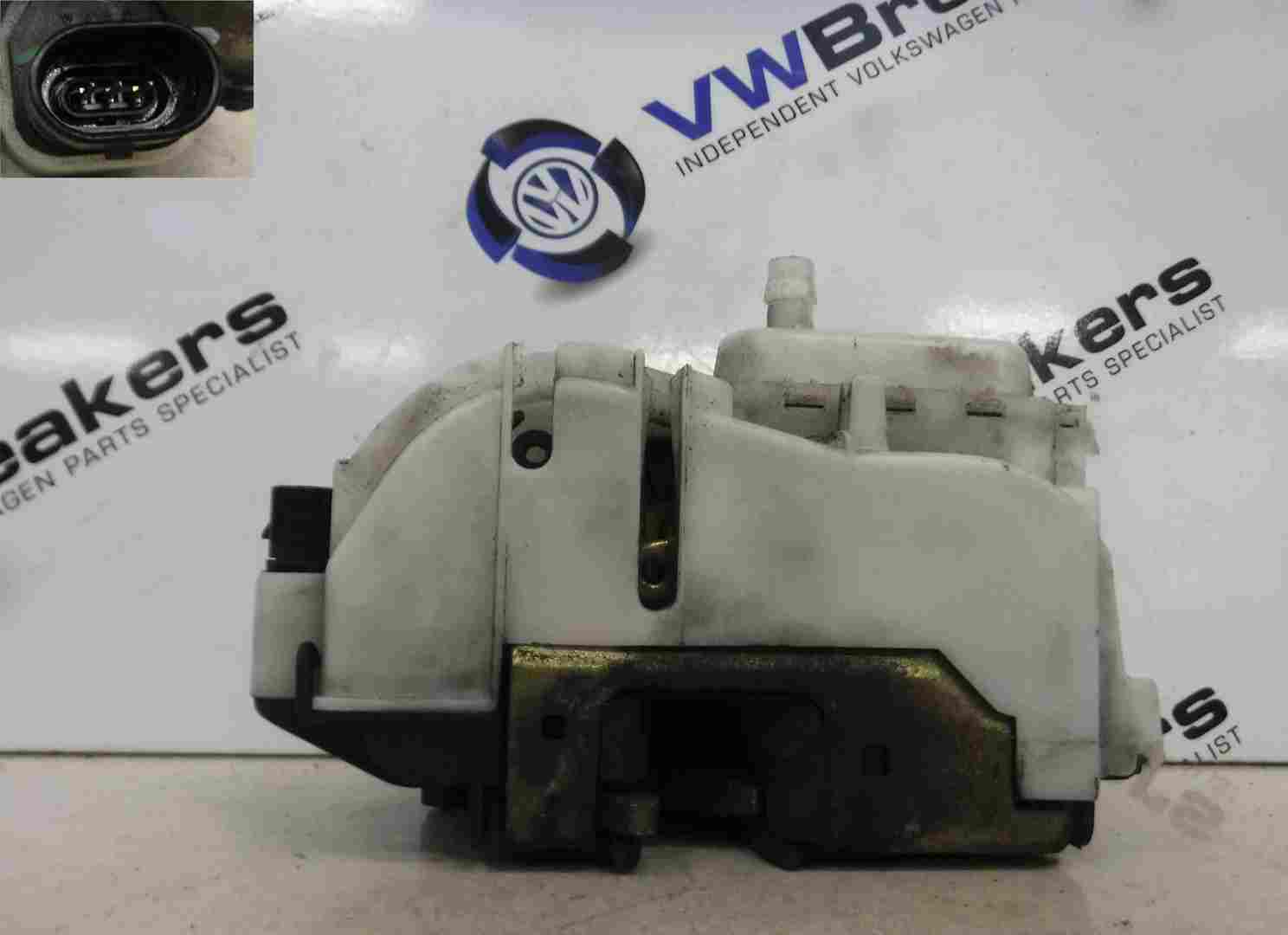 Volkswagen Polo 1995-1999 6N Passenger NSF Front Door Lock Mechanism 3dr