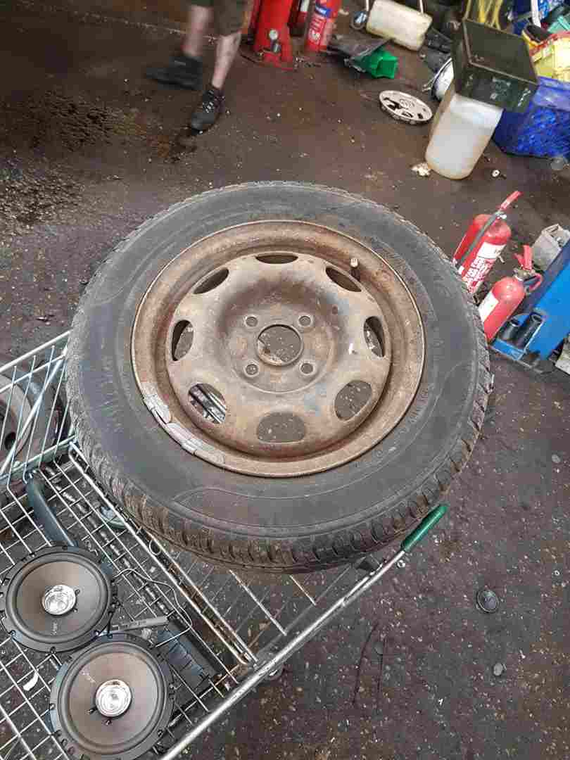 Volkswagen Polo 1995-2003 6N Spare Steel Wheel  Tyre 155 70 13 6Mm 4/5