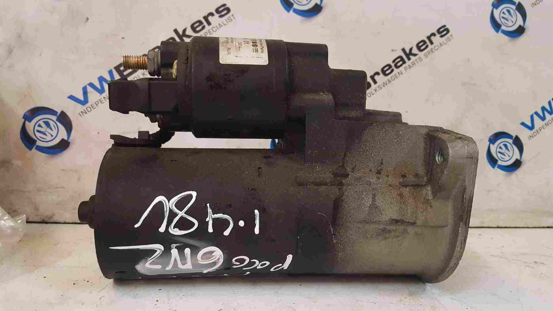 Volkswagen Polo 1999-2003 6N2 1.4 8V Starter Motor 001911023X