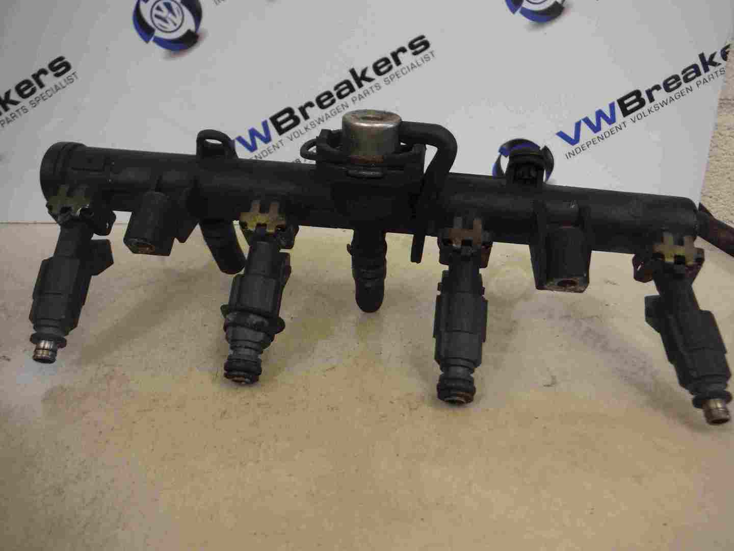 Volkswagen Polo 1999-2003 6N2 1.4 8v Petrol Fuel Injectors + Rail x4 AUD