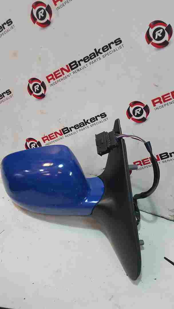 Volkswagen Polo 1999-2003 6N2 Drivers Os Wing Mirror Blue Electric ( Painted)