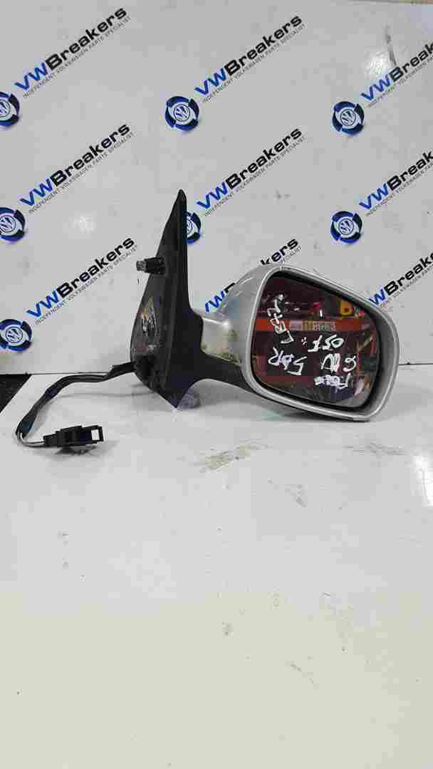 Volkswagen Polo 1999-2003 6N2 Drivers Os Wing Mirror Silver Lb7z