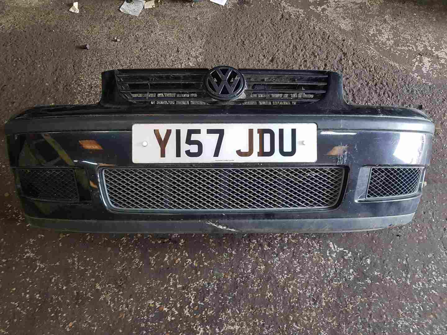 Volkswagen Polo 1999-2003 6N2 Front Bumper Black Lc9z