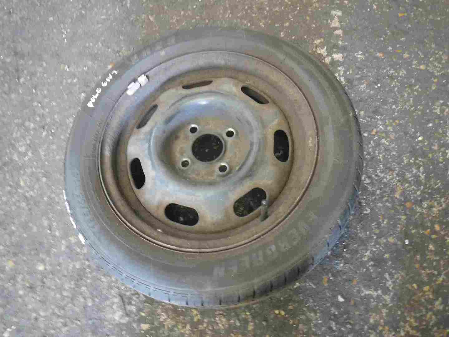 Volkswagen Polo 1999-2003 6N2 Steel Wheel RIM + Tyre 185 55 14 6Mm 3/5