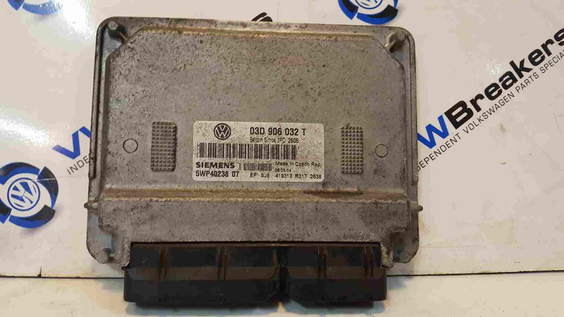 Volkswagen Polo 2003-2006 9N 1.2  Engine Control Unit ECU Computer 03D906032t