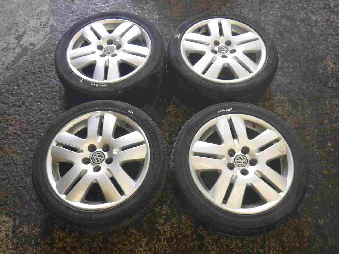 Volkswagen Polo 2003-2006 9N Barcelona Alloy Wheels Set X4 16inch 6Q0601025D