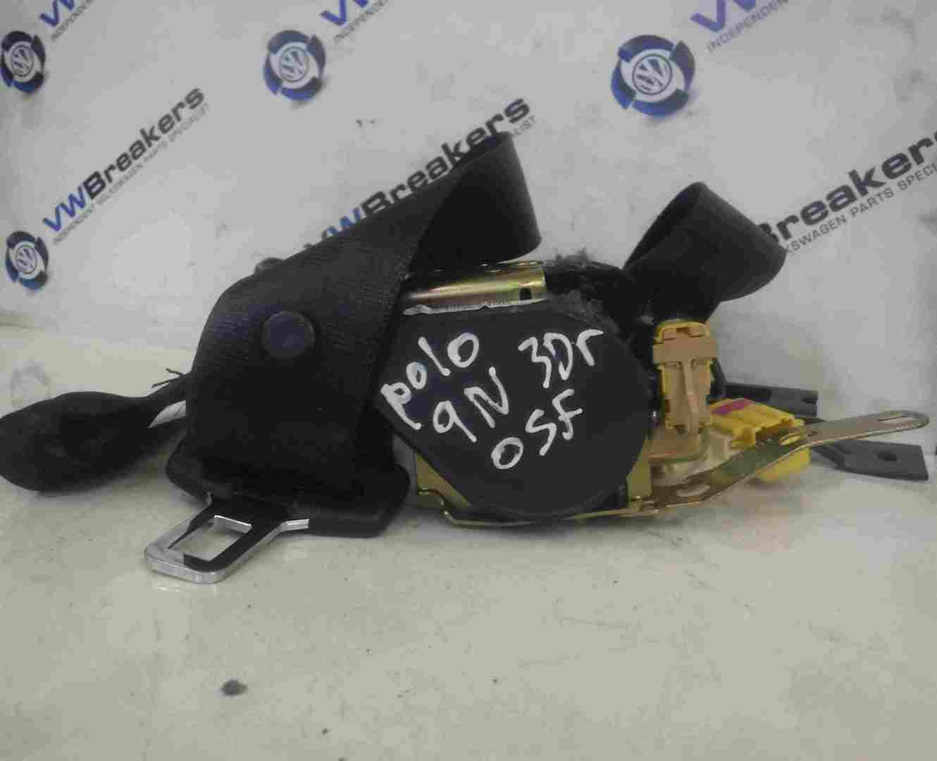 Volkswagen Polo 2003-2006 9N Drivers OSF Front Seat Belt 3door