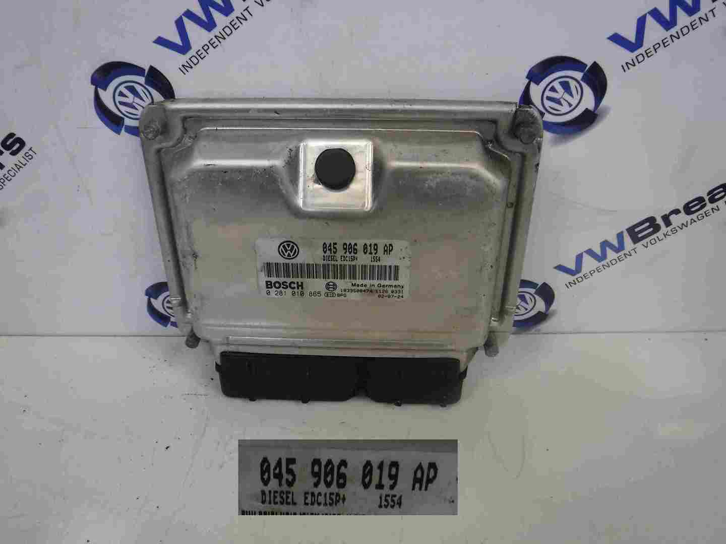 Volkswagen Polo 2003-2006 9N Engine Control Unit ECU Computer 045906019BP