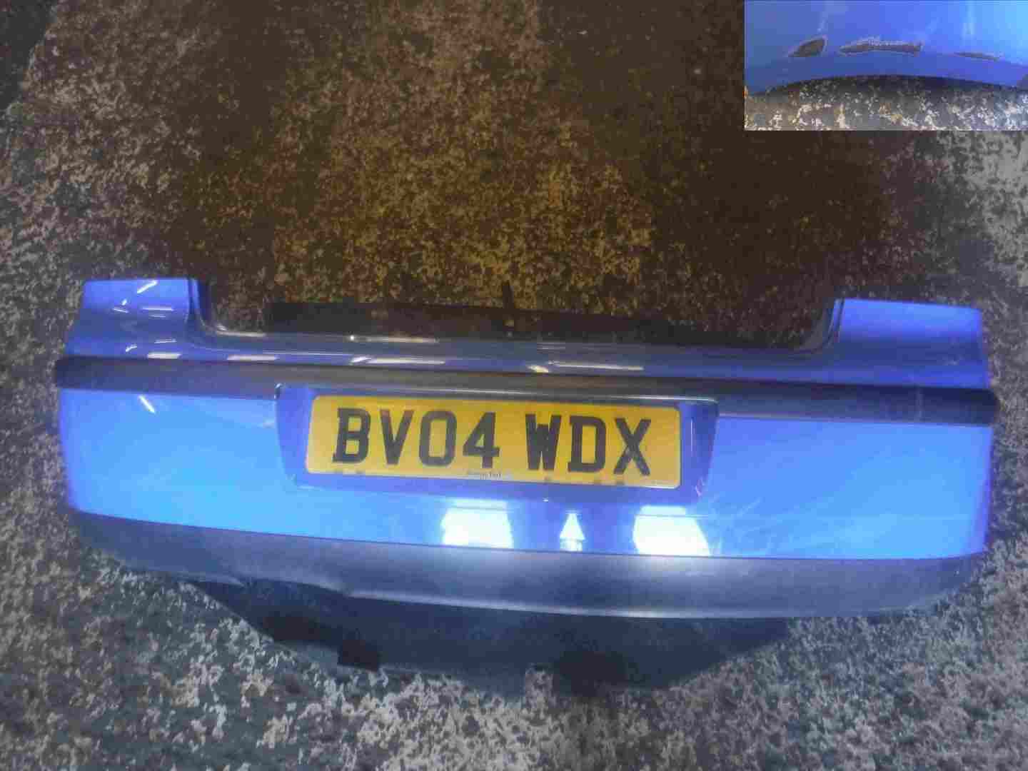 Volkswagen Polo 2003-2006 9N Rear Bumper Blue LA5F