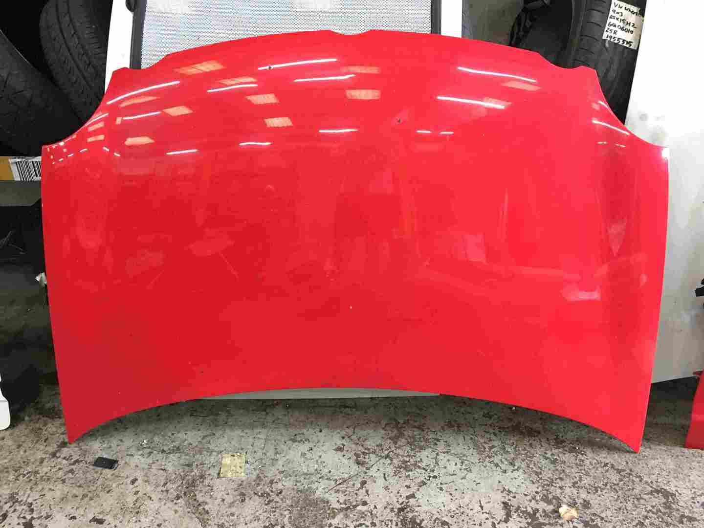 Volkswagen Polo 2003-2006 9n Front Bonnet Red LP3G