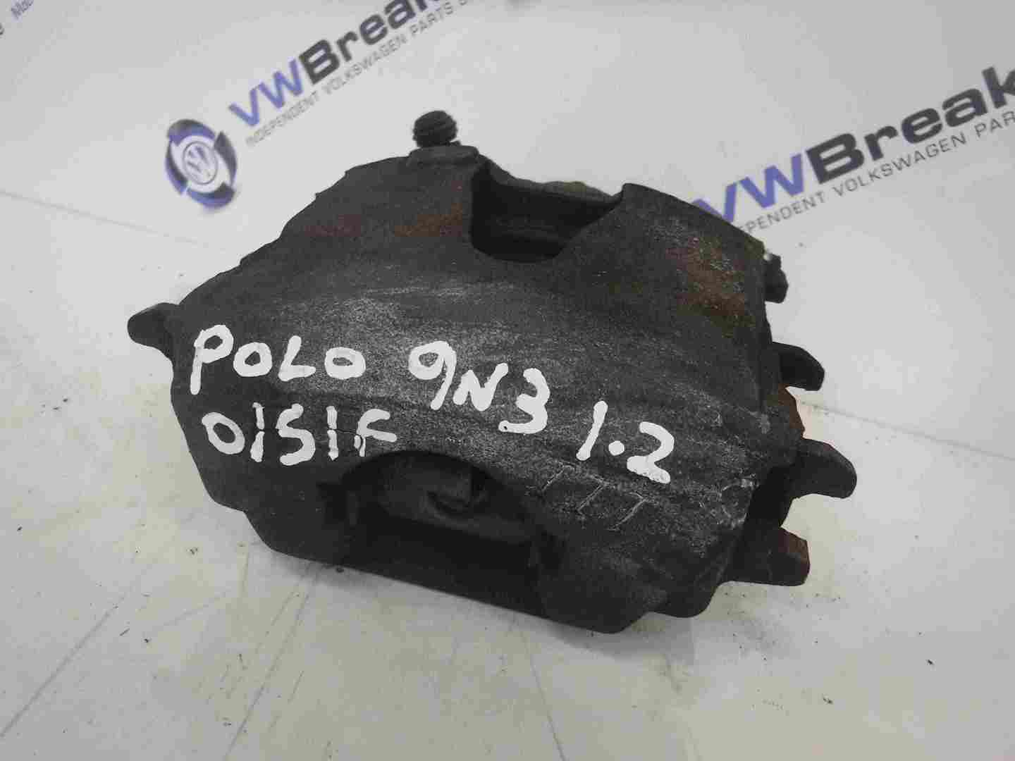 Volkswagen Polo 2006-2008 1.9 TDi 9N3 Drivers OSF Front Brake Caliper