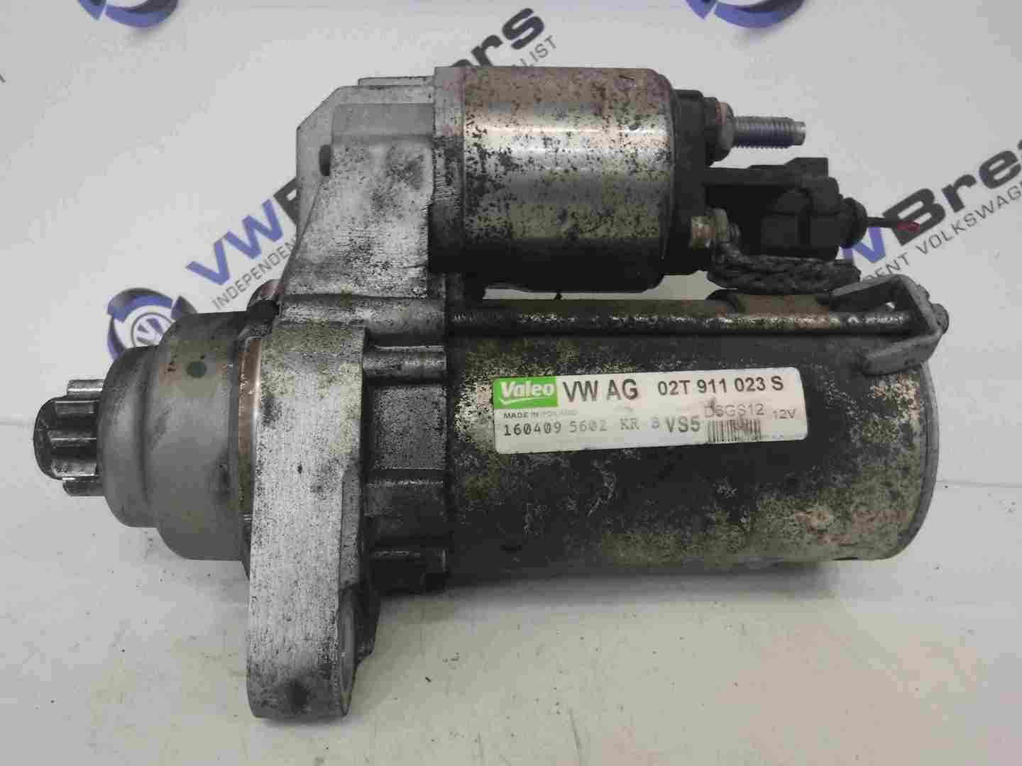 Volkswagen Polo 2009-2014 6R 1.4 Starter Motor Starting BMD 02T911023S