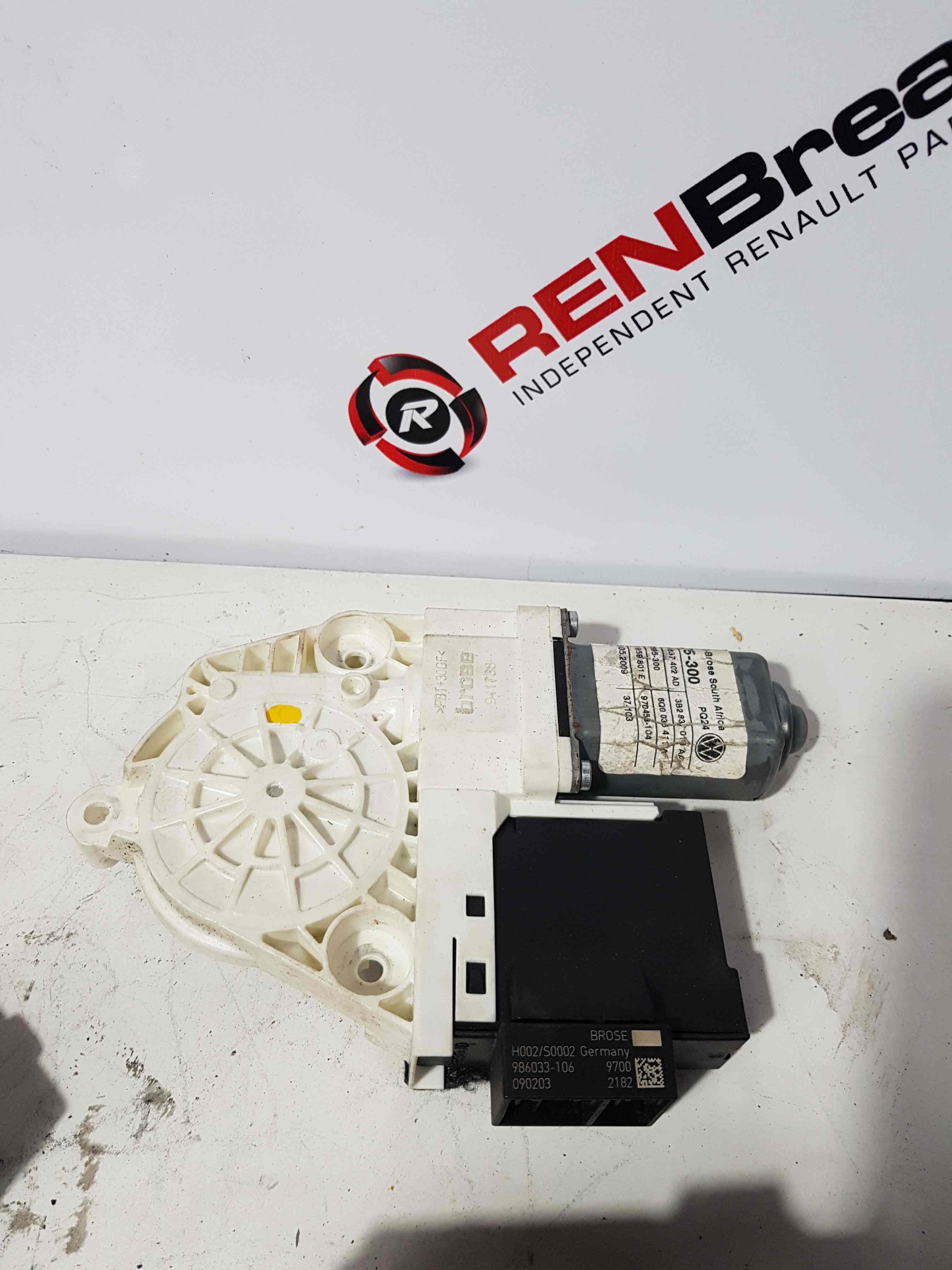 Volkswagen Polo 2006-2008 9N3 Drivers OSF Front Window Motor 6Q4837402ad