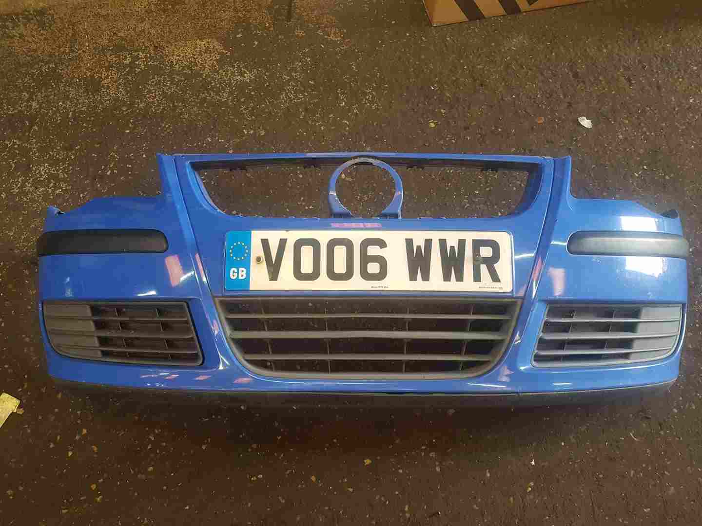 Volkswagen Polo 2006-2008 9N3 Front Bumper Blue La5f