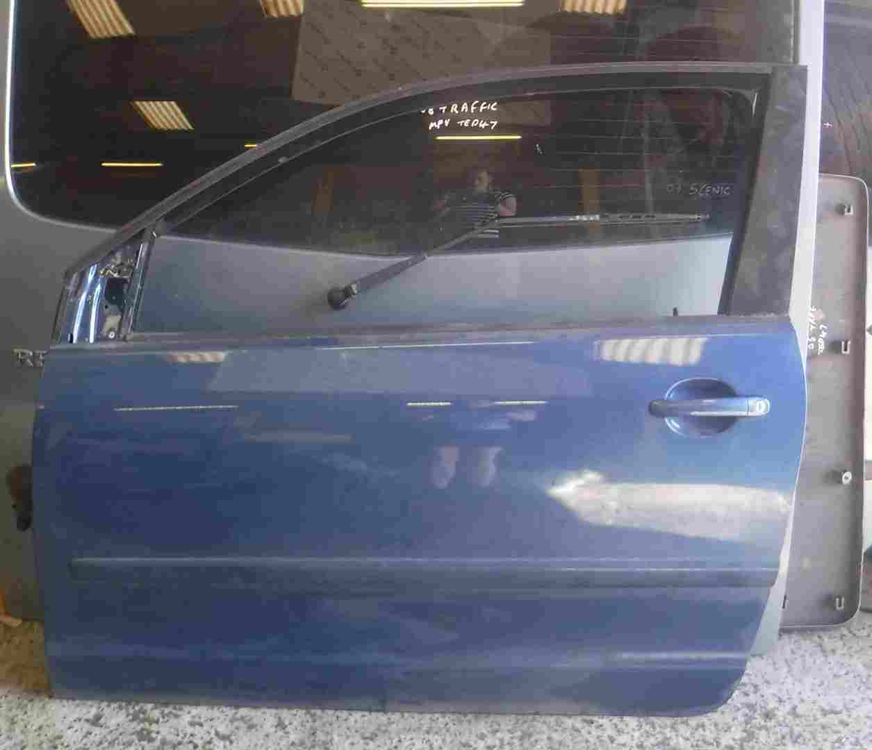 Volkswagen Polo 2006-2008 9N3 Passenger NSF Front Door Blue LA5K 3dr