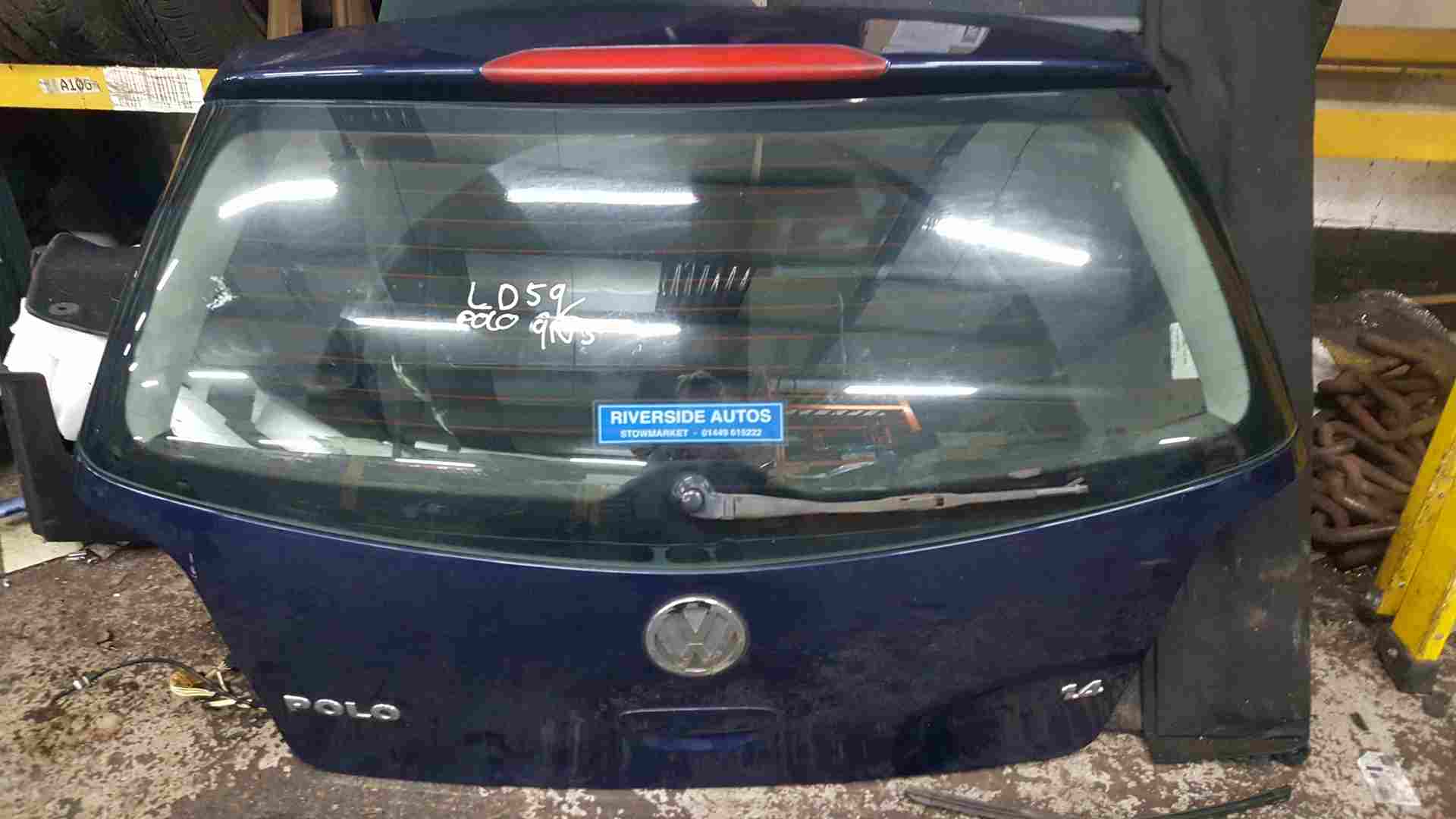 Volkswagen Polo 2006-2008 9N3 Rear Tailgate Boot Blue Ld5q