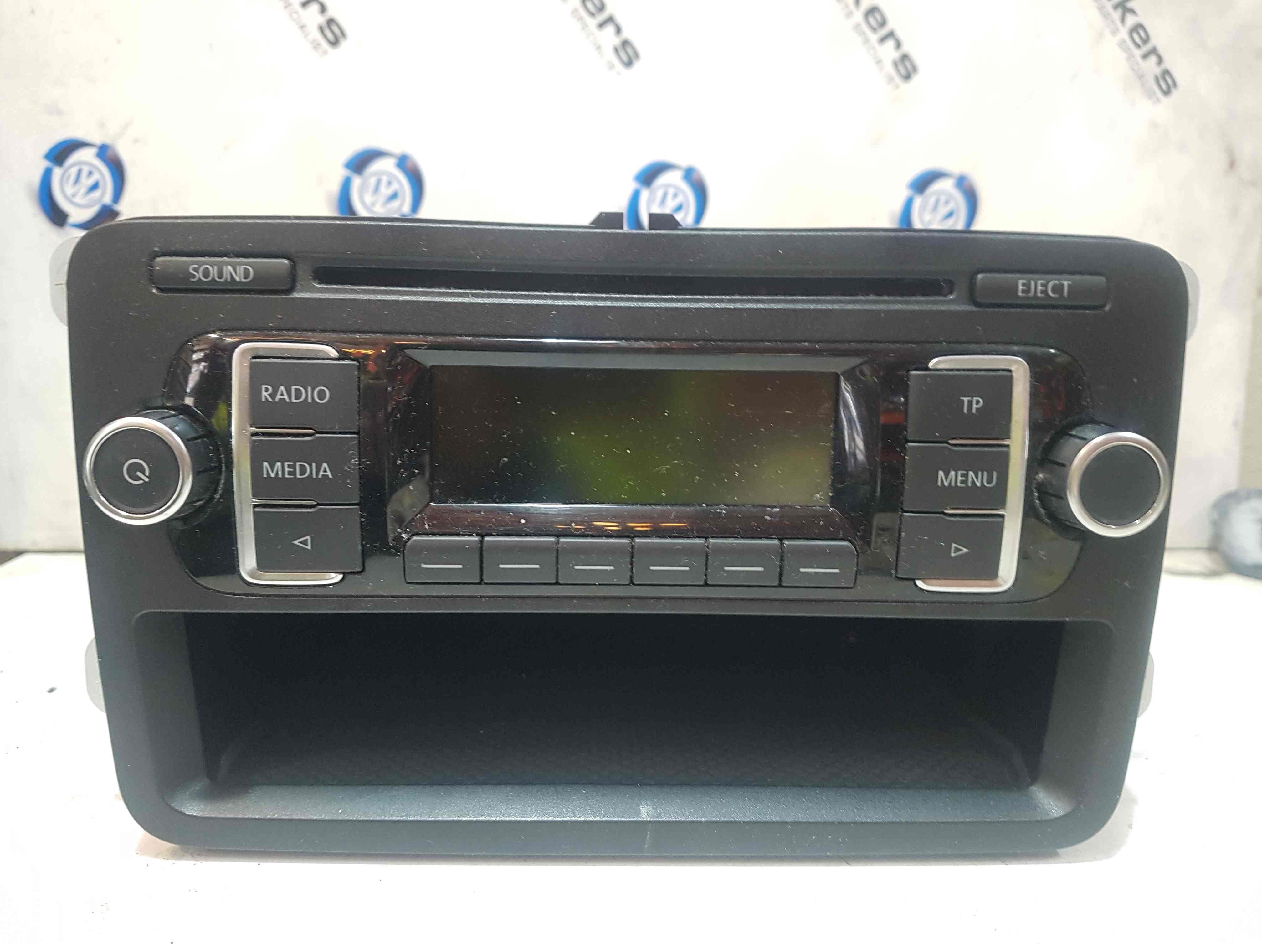 Volkswagen Polo 2009-2015 6R Cd Player Radio Media Gloss Black 5M0035156D