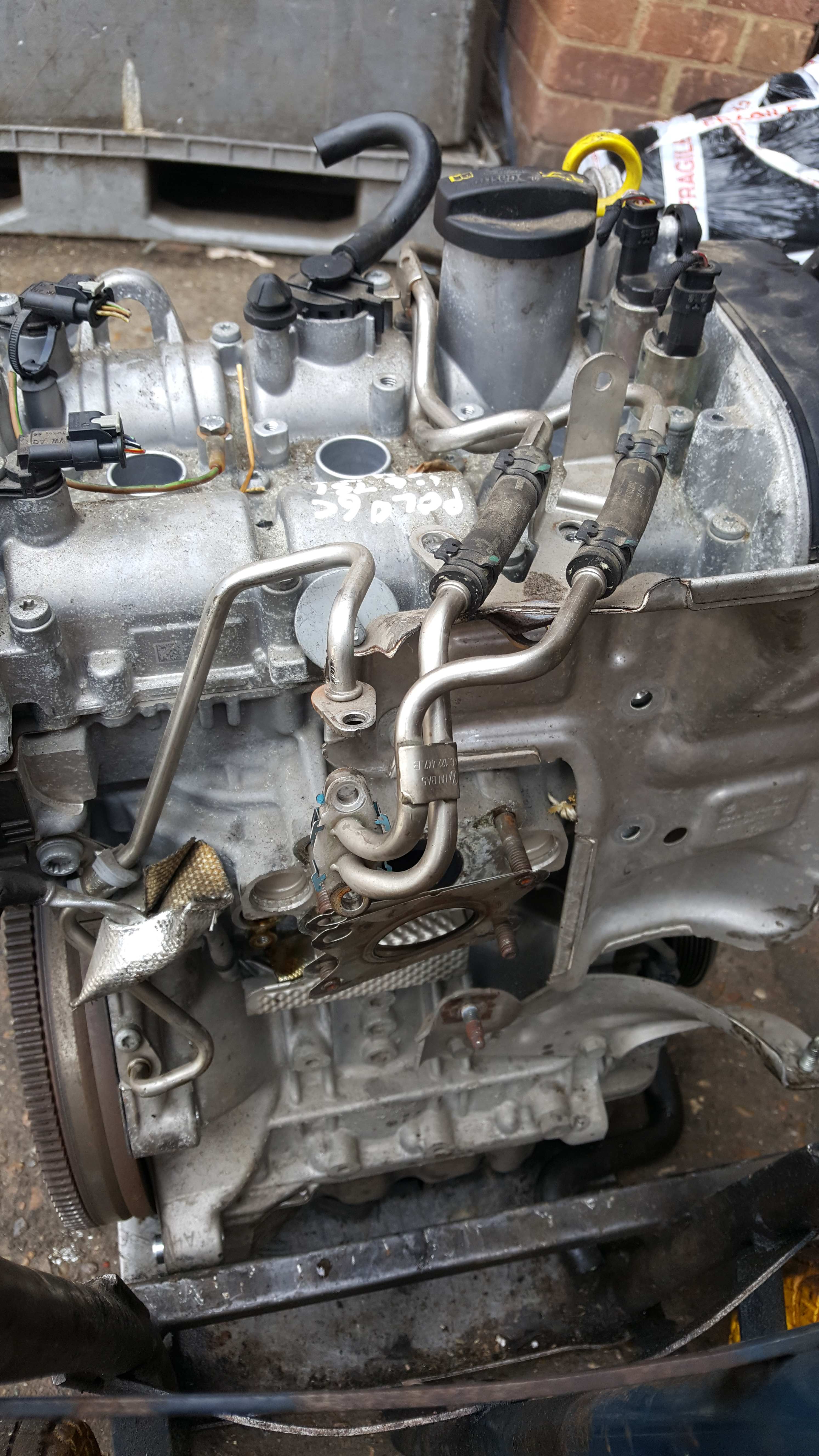 Volkswagen Polo 6C 2014-2017 1.0 TSI Chzc Engine